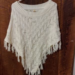 White Pancho size s-m